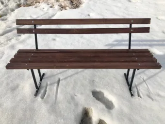 Скамейка СП со спинкой 2,0